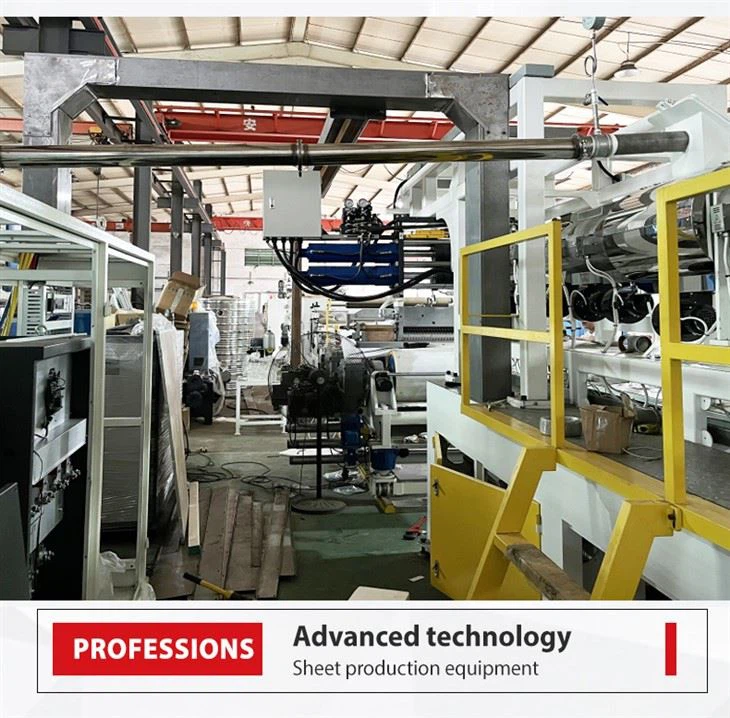 PLA Biodegradable Sheet Extruder PET PP PS Plastic Extruder Machine